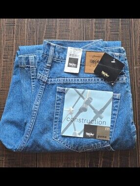 Vintage New Mossimo Gene Wide Leg Mom Jeans Women's Size 29x31 Light Blue